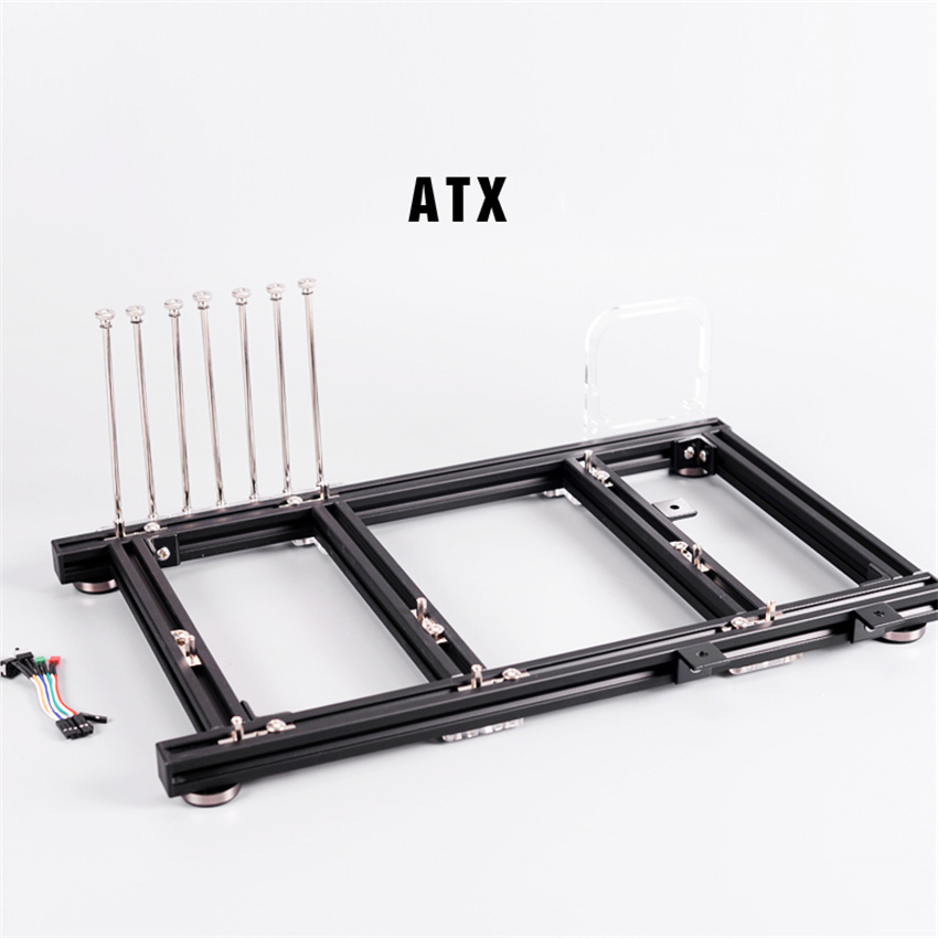 Aluminum Open Frame Test Bench Water Cooling - ATX PC اختبار مقاعد البدلاء سبائك
